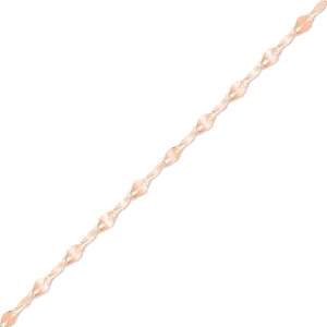 2.0 mm Lip Chain 14K Solid Rose Gold Permanent Jewelry - By the Inch / PMJ0018