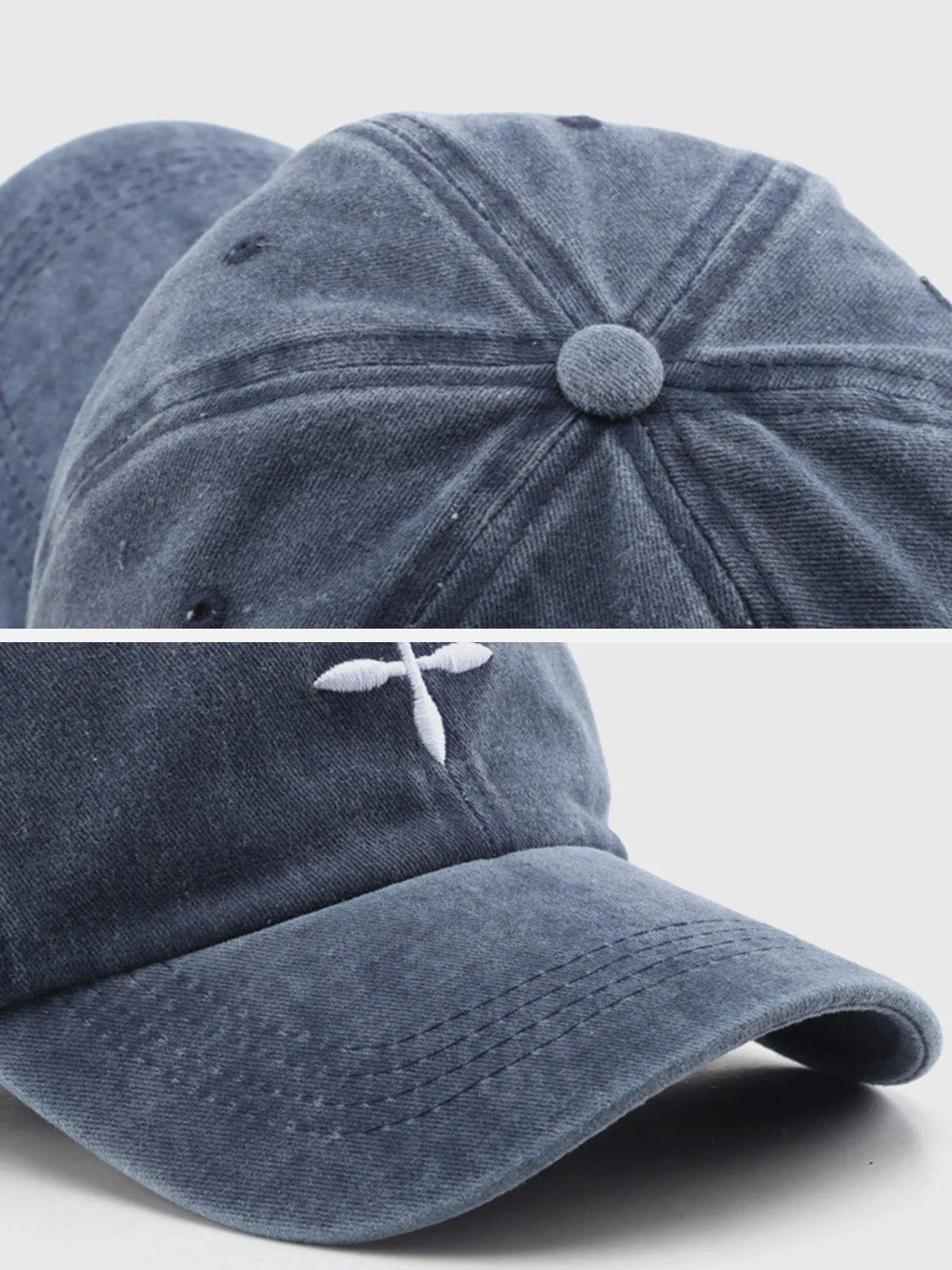 AlanBalen® - Embroidery Crucifix Baseball Cap