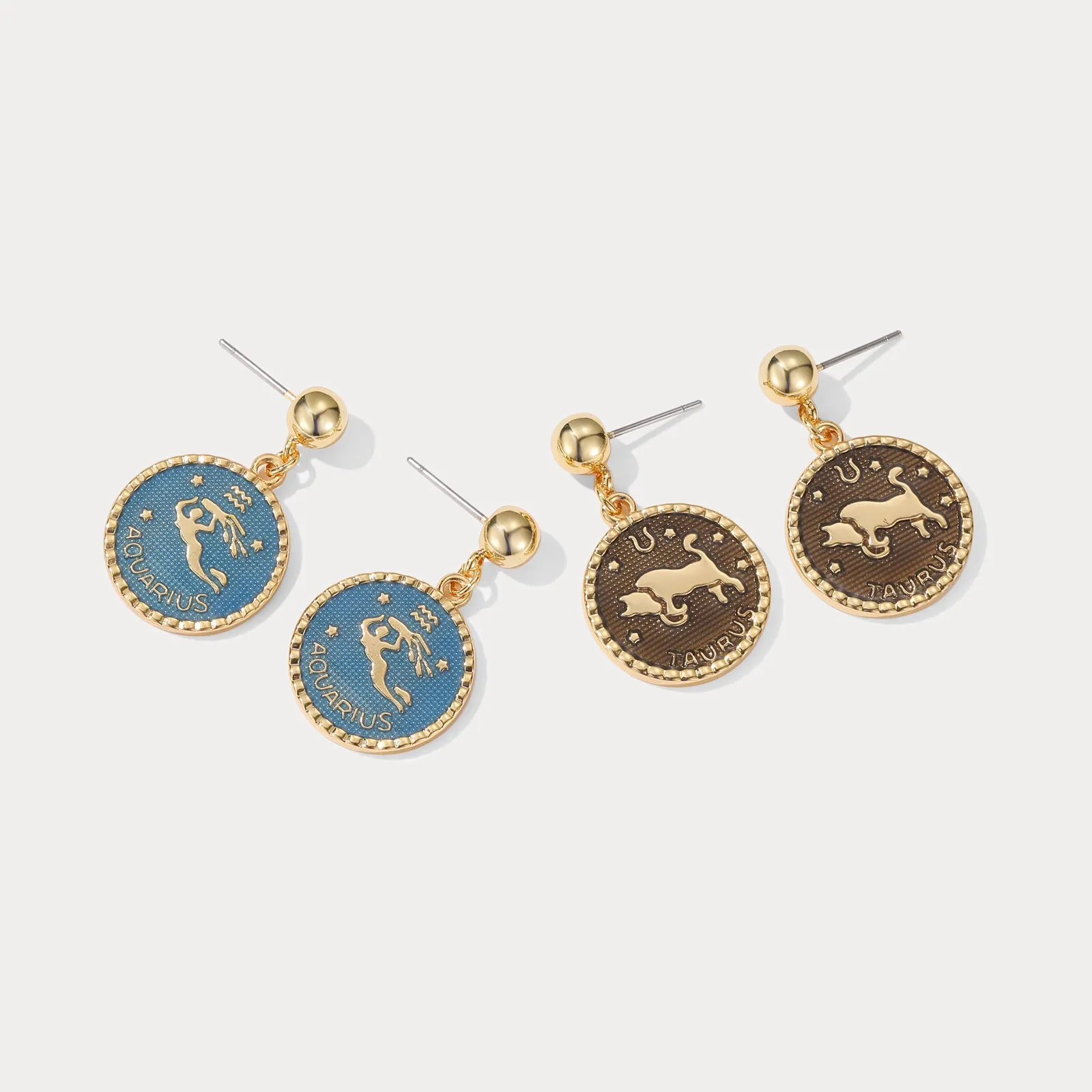 Aquarius Constellation Earrings