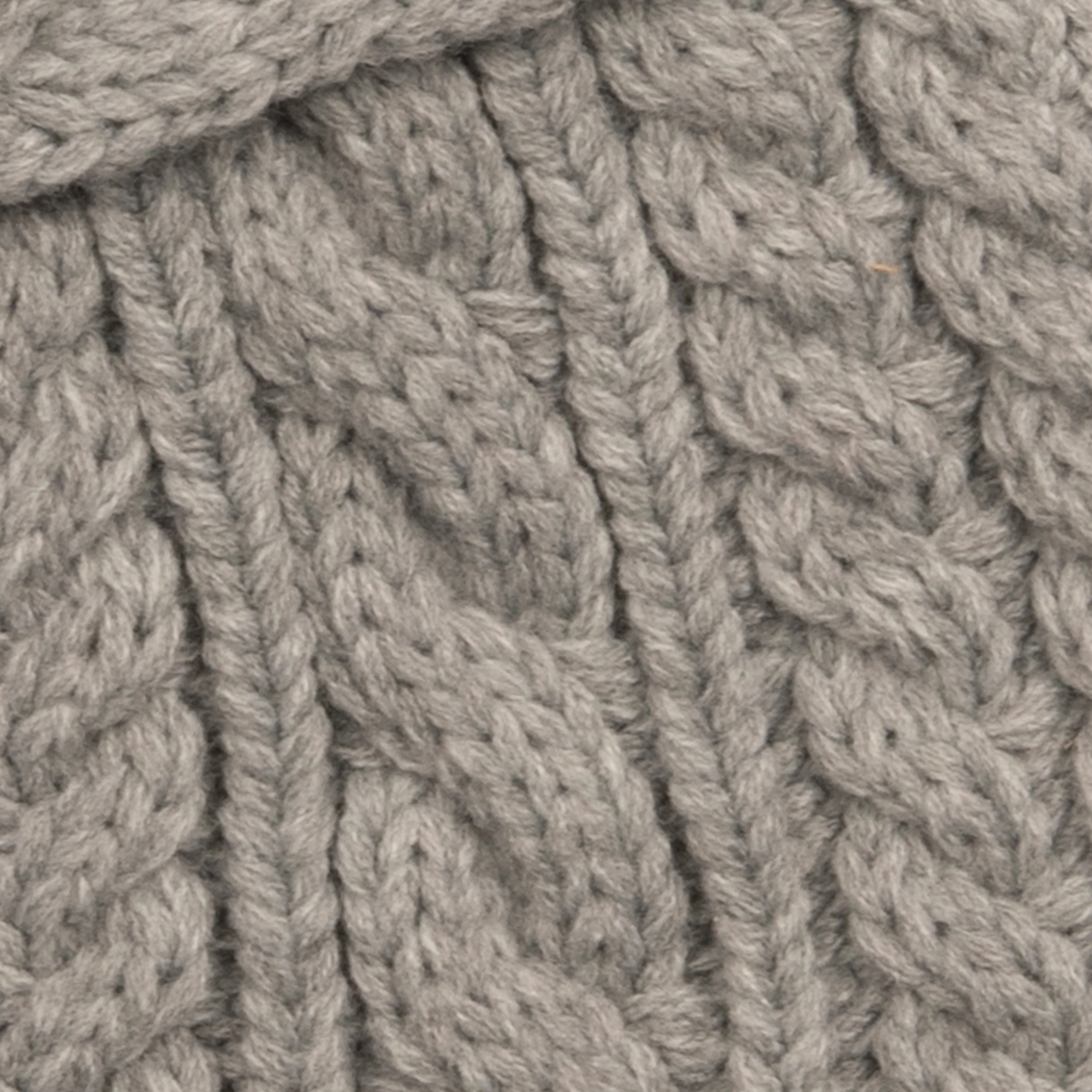 Aran Cable Button Wrap Scarf