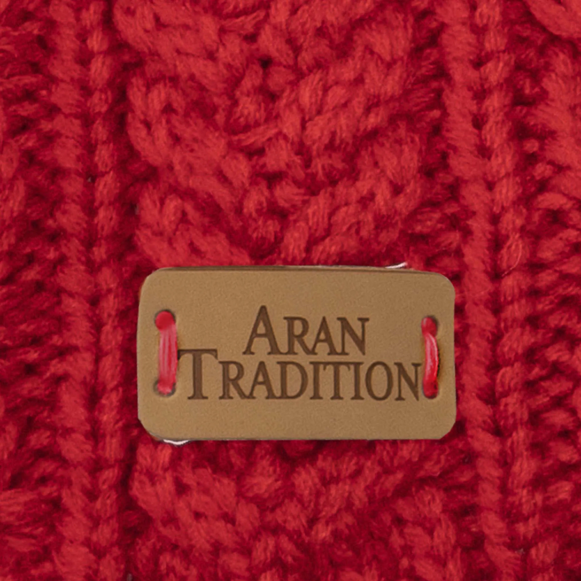 Aran Cable Button Wrap Scarf