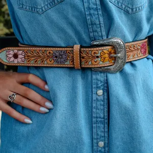 Ariat Sunflower Diasy Tooled Belt