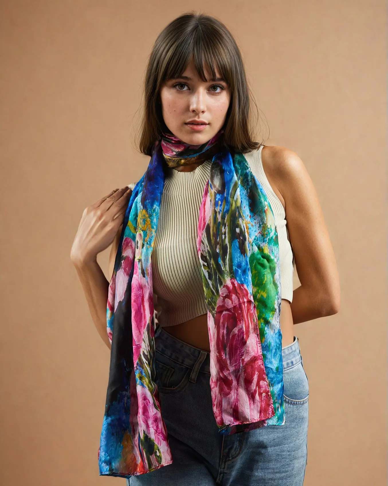 Ashleigh Silk Scarf