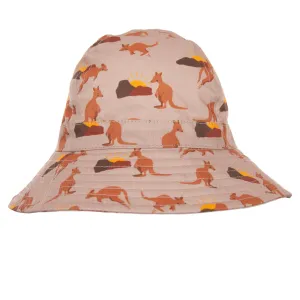 Aussie Sunset Wide Brim Infant Hat