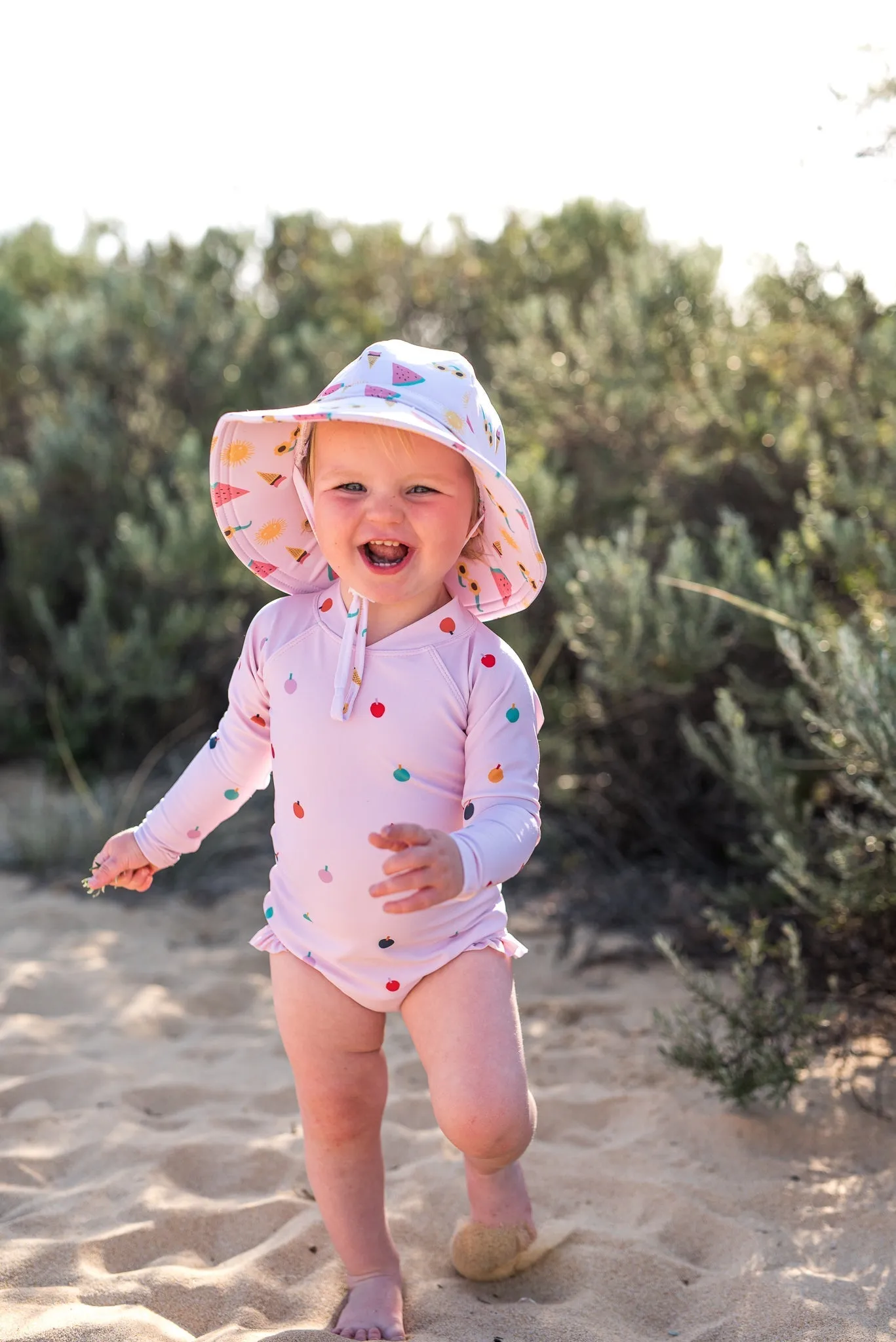 Beach Days Wide Brim Swim Hat