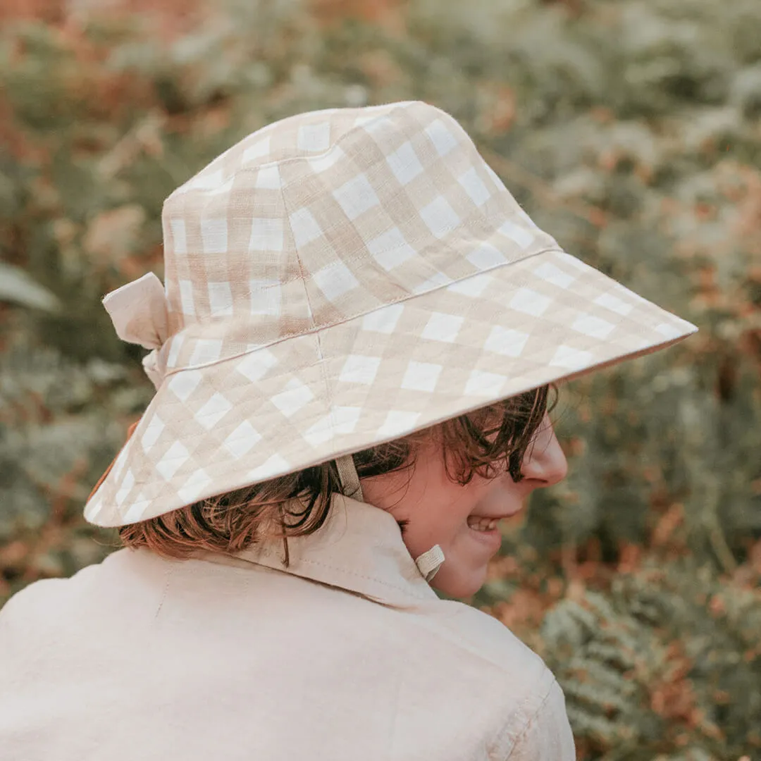 Bedhead 'Explorer' Kids Reversible Classic Bucket Hat - Flynn / Flax