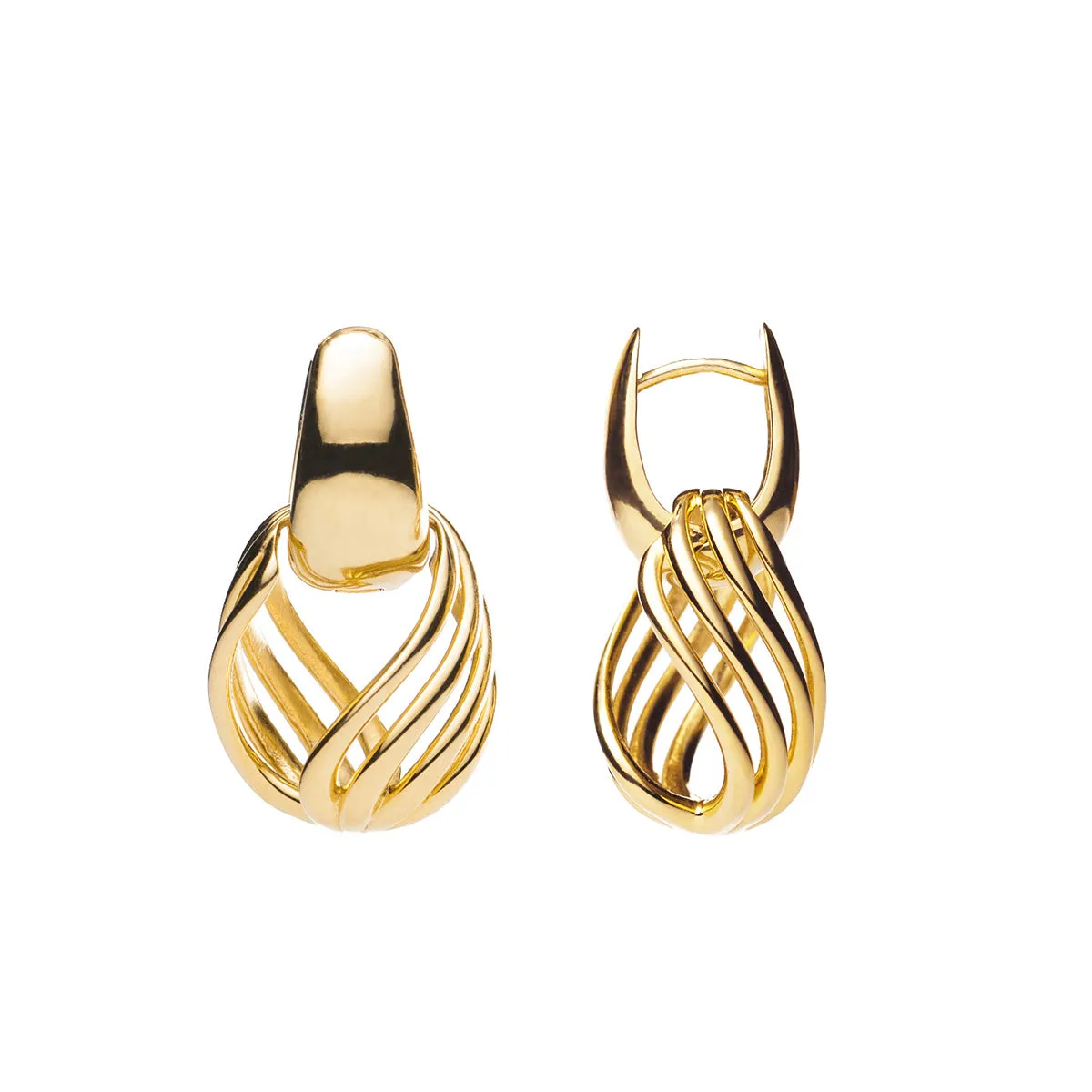 Bell Earrings in Gold