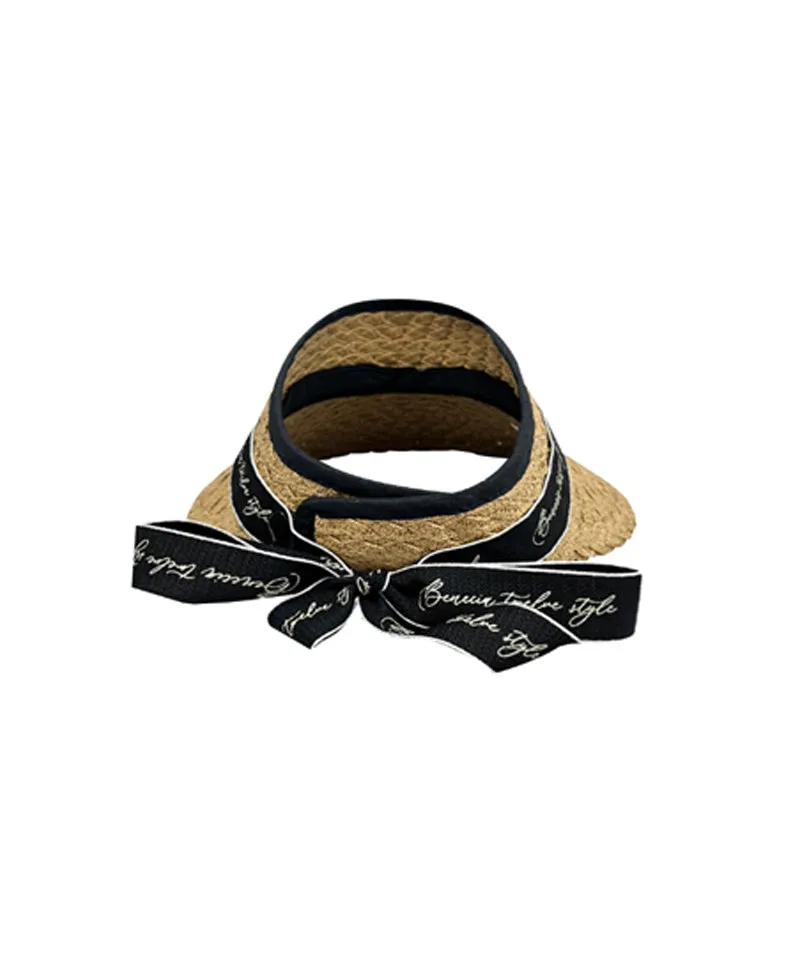 BENECIA 12 Twisted Ribbon Brim - Beige