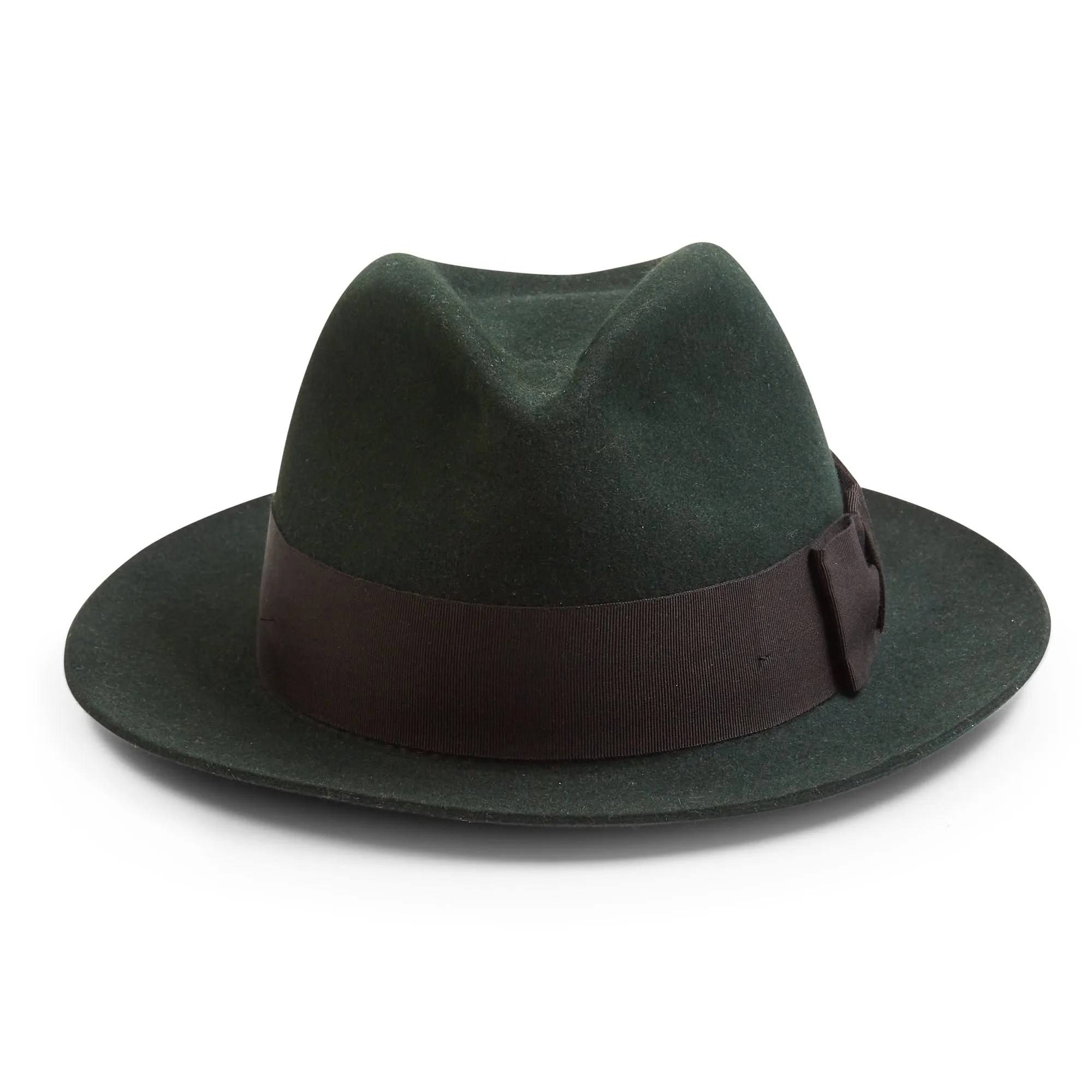 Bond Fur Trilby Hat - Moss