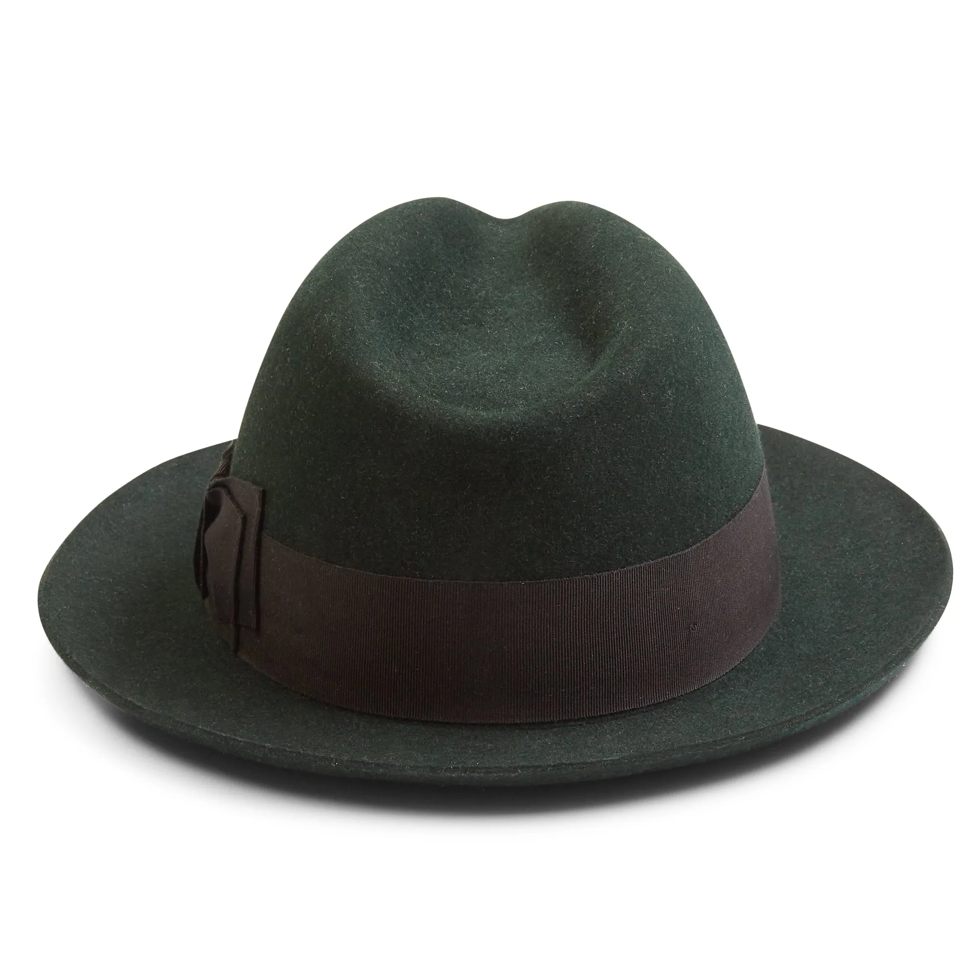 Bond Fur Trilby Hat - Moss