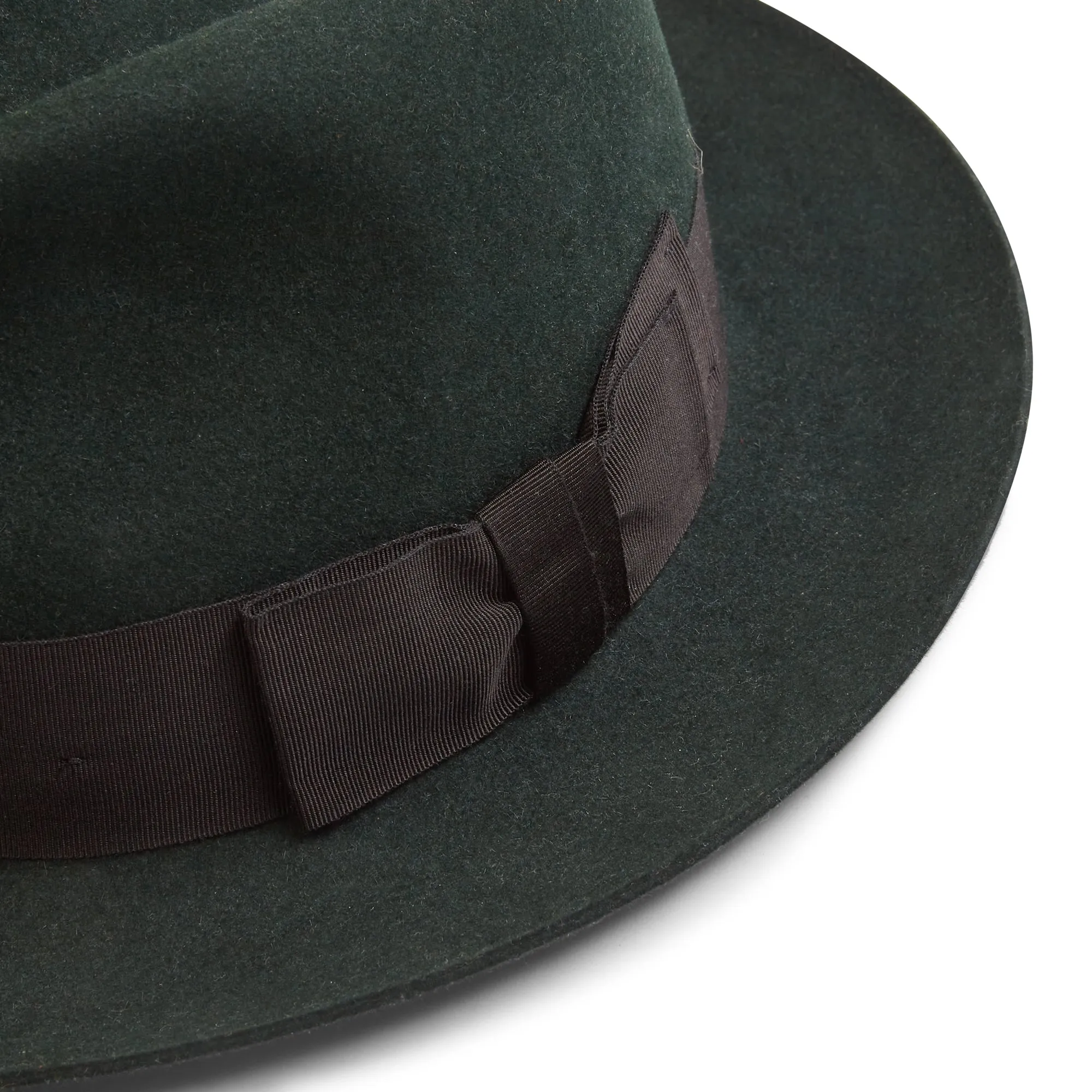 Bond Fur Trilby Hat - Moss