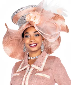 Champagne Italy Church Hat 5965