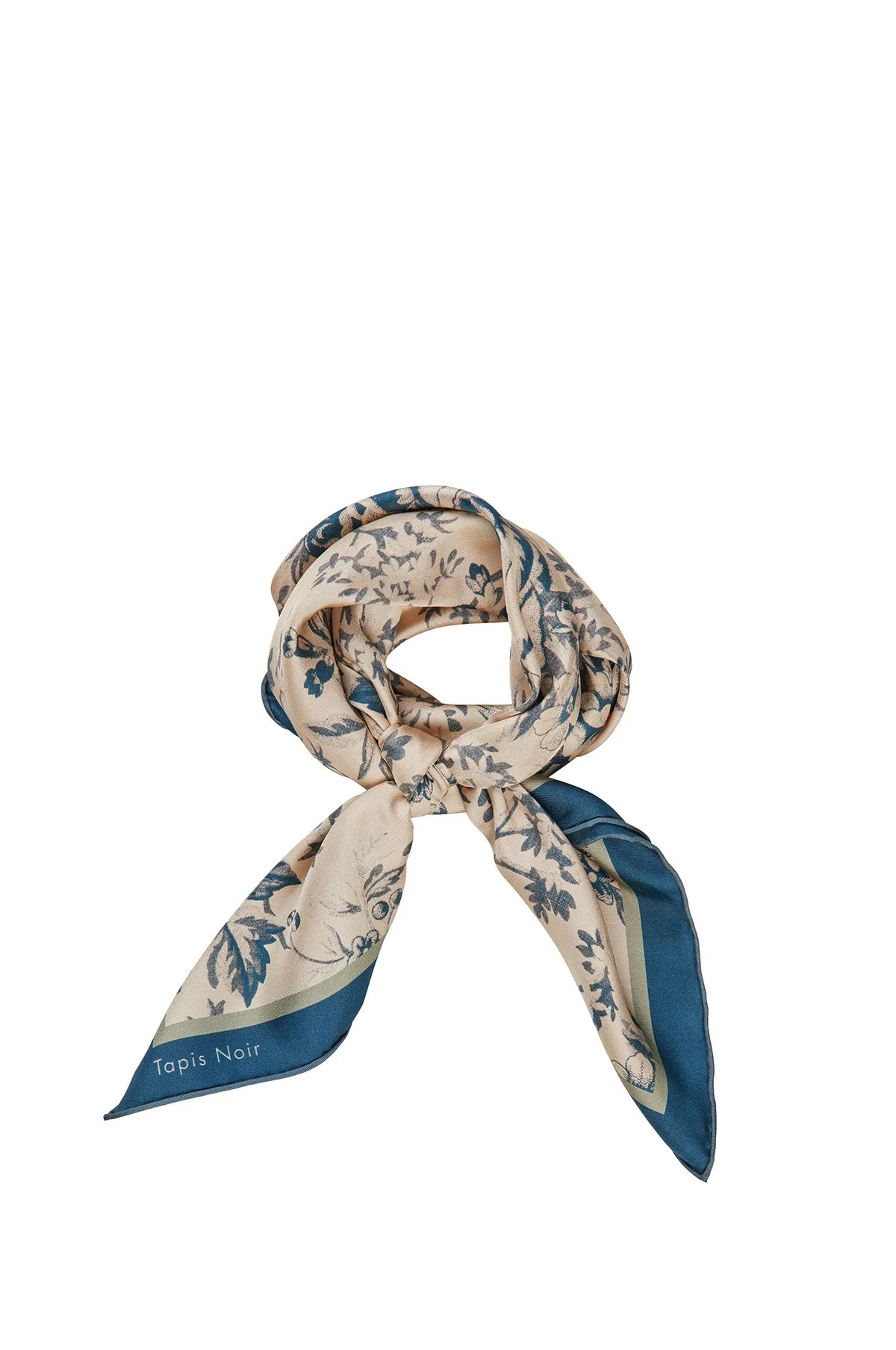 Classical Blue Toile Scarf Light Blue