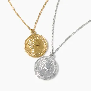 Coin Long Necklace