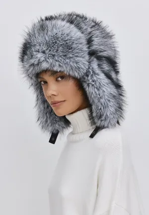 Faux Fur Hat Irina - Grey