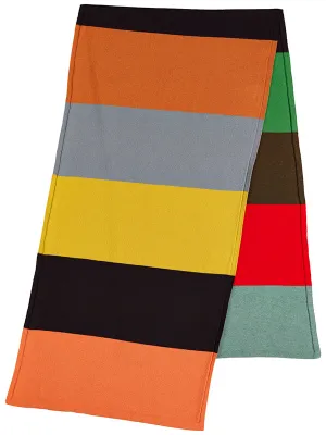 Fine Colour Block Wide Scarf Multicolour