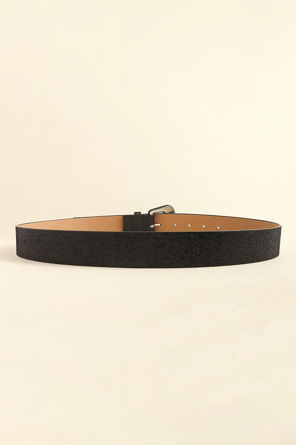 Glitter PU Leather Belt