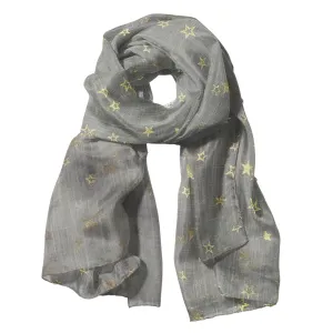 Gold Star Foiled Scarf