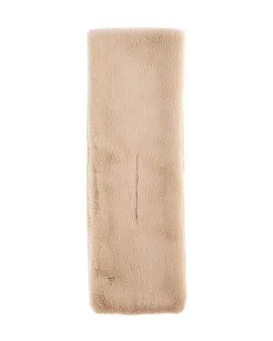 Guess Faux Fur Scarf - Tan