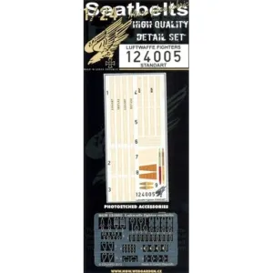 HGW 1/24 Luftwaffe Fighters (Early) - Seatbelts | 124005