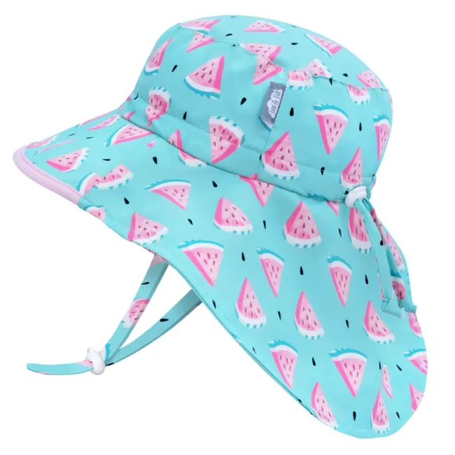 jan   jul by twinklebelle aqua dry adventure sun hat - watermelon