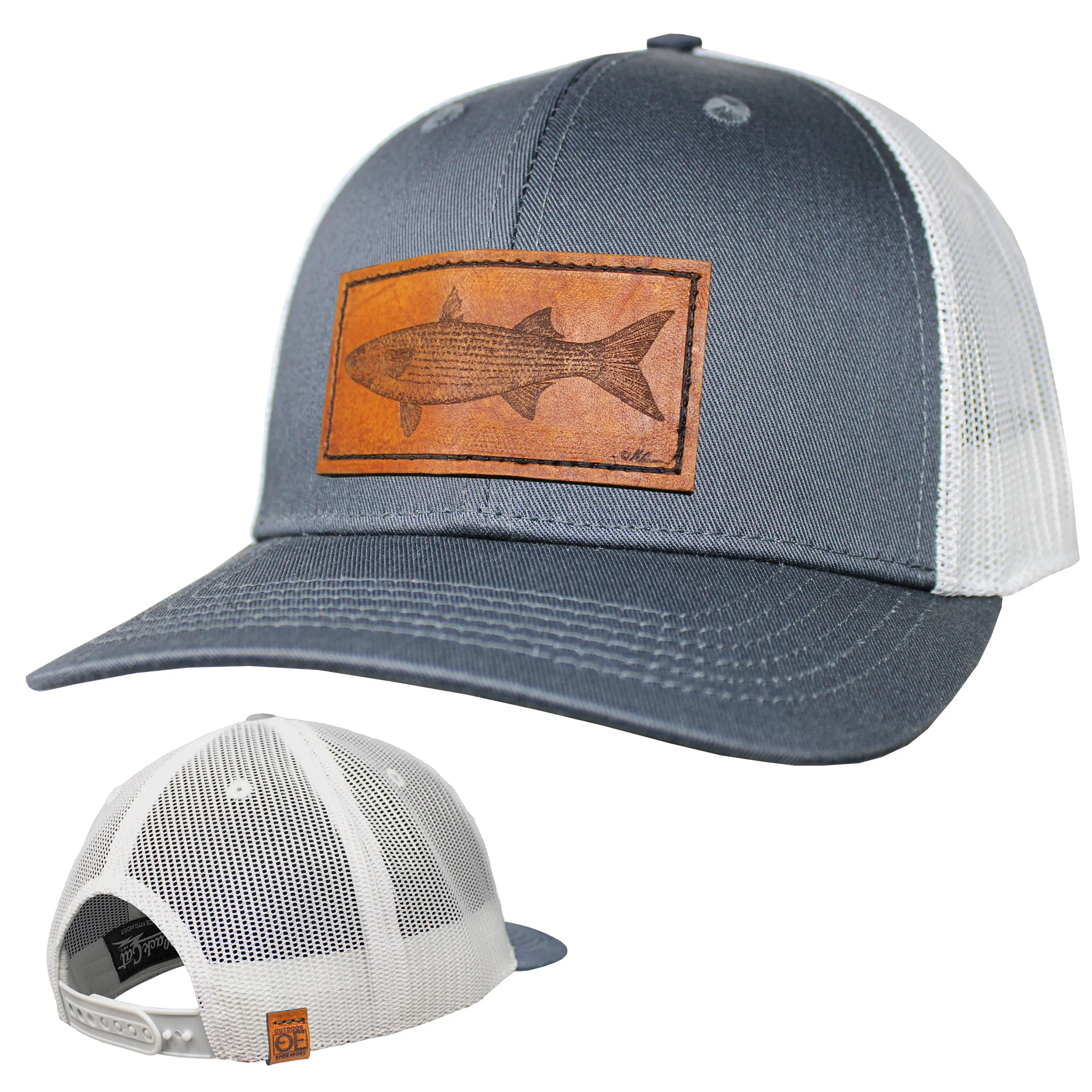 OE - Performance Trucker Hat - Mullet Leather Patch