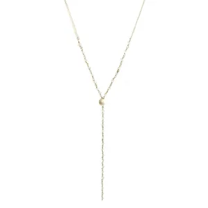 Pearl   Crystal Chain 'Y' Necklace