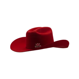 Pro Hats Women's Stamped Red Precreased Cowboy Hat