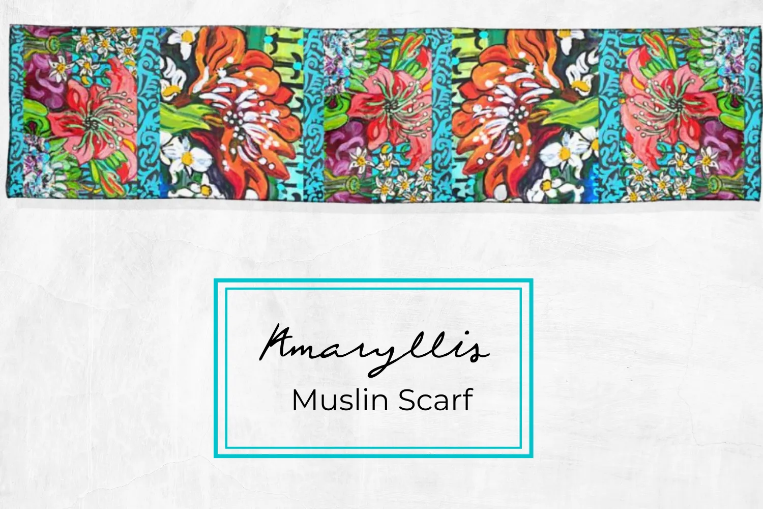 Scarf "Amaryllis"