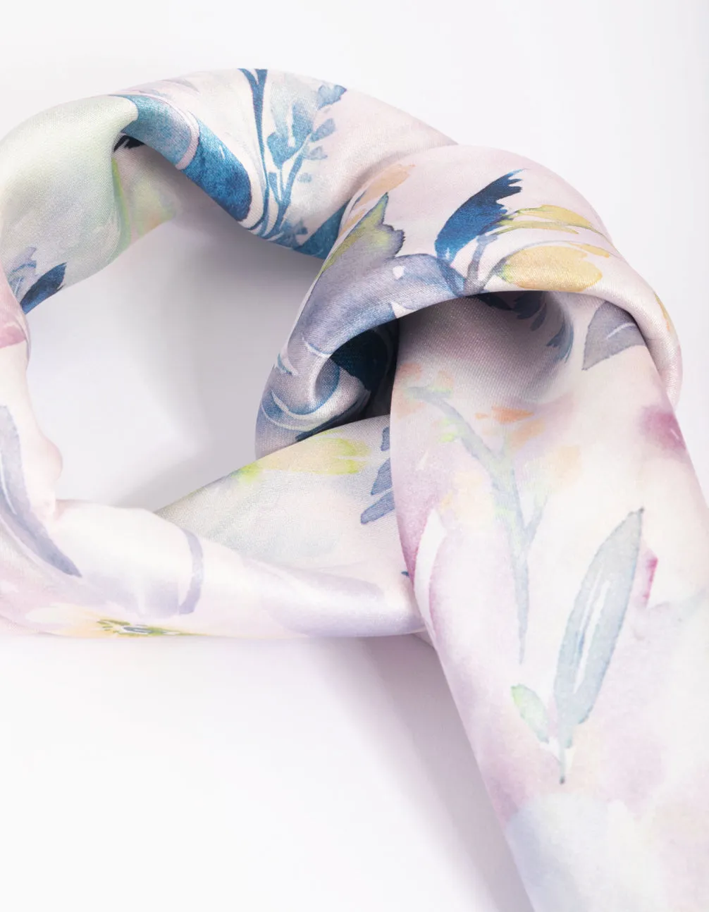 Soft Watercolour Bandana Hair Scarf