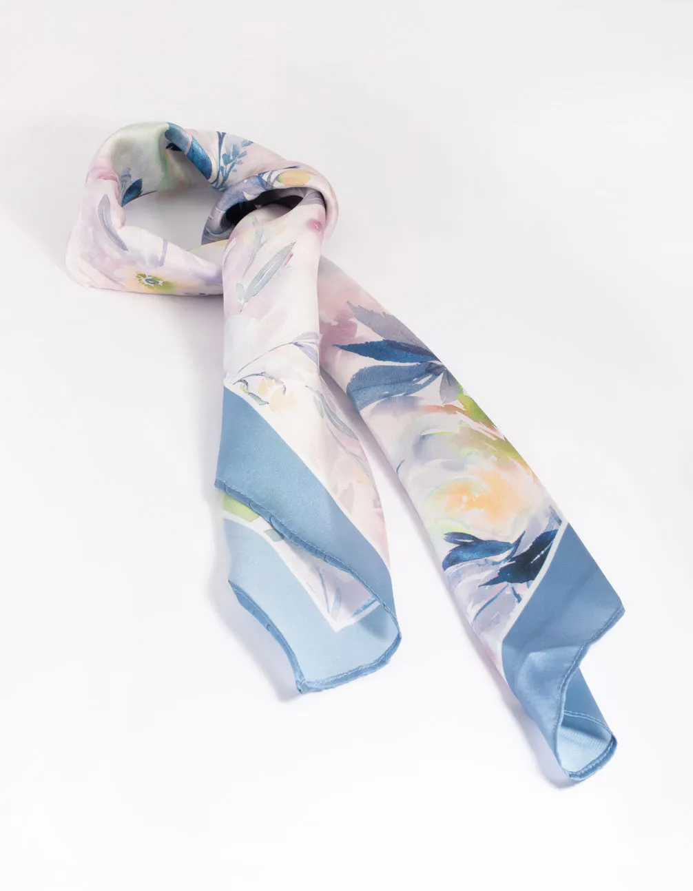 Soft Watercolour Bandana Hair Scarf