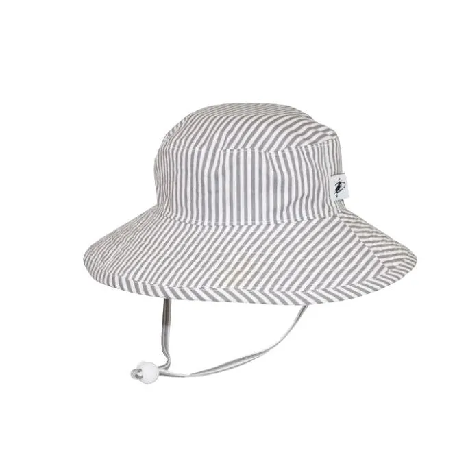 Sunbaby Hat - Grey Natty Stripe