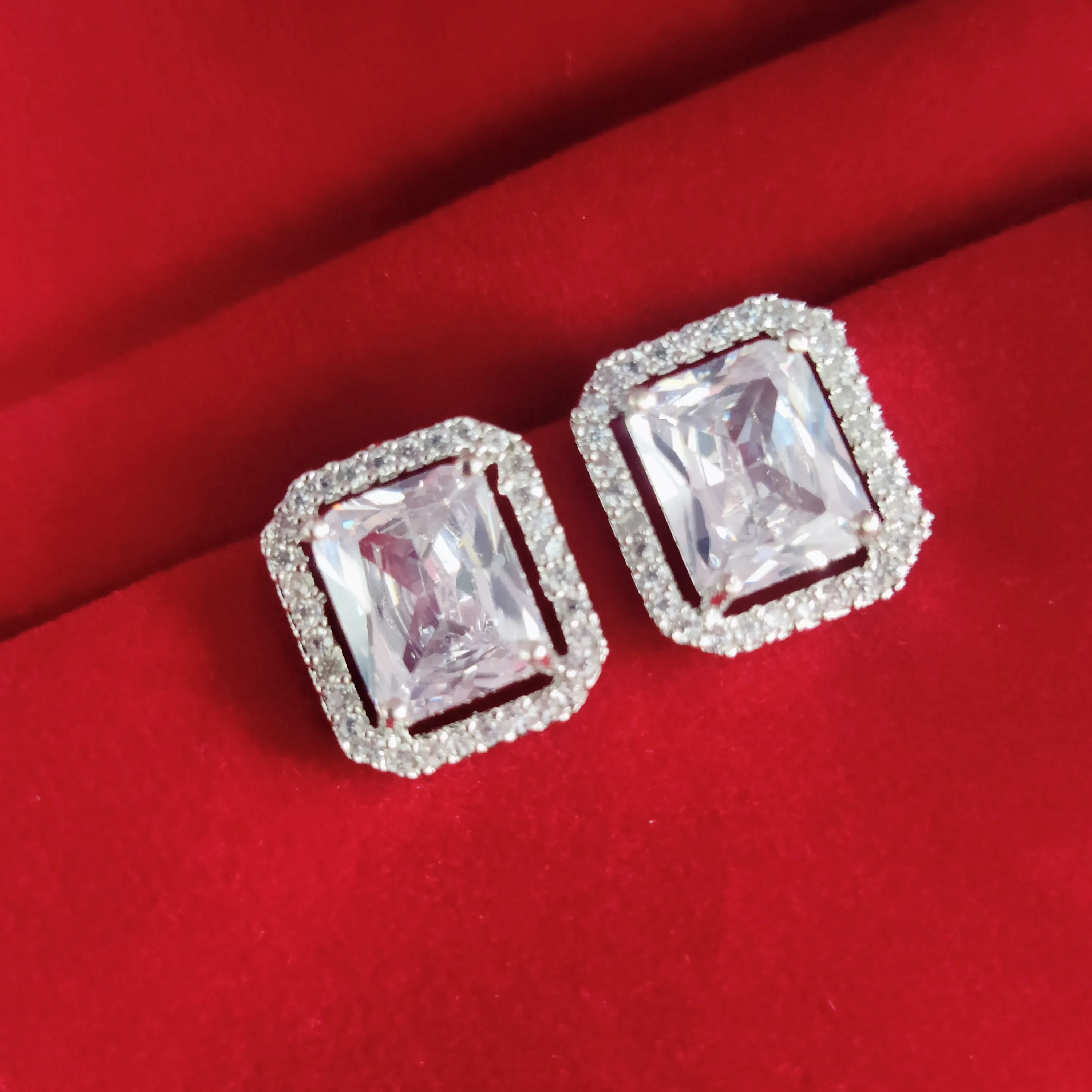 Timeless Rhodium Studs