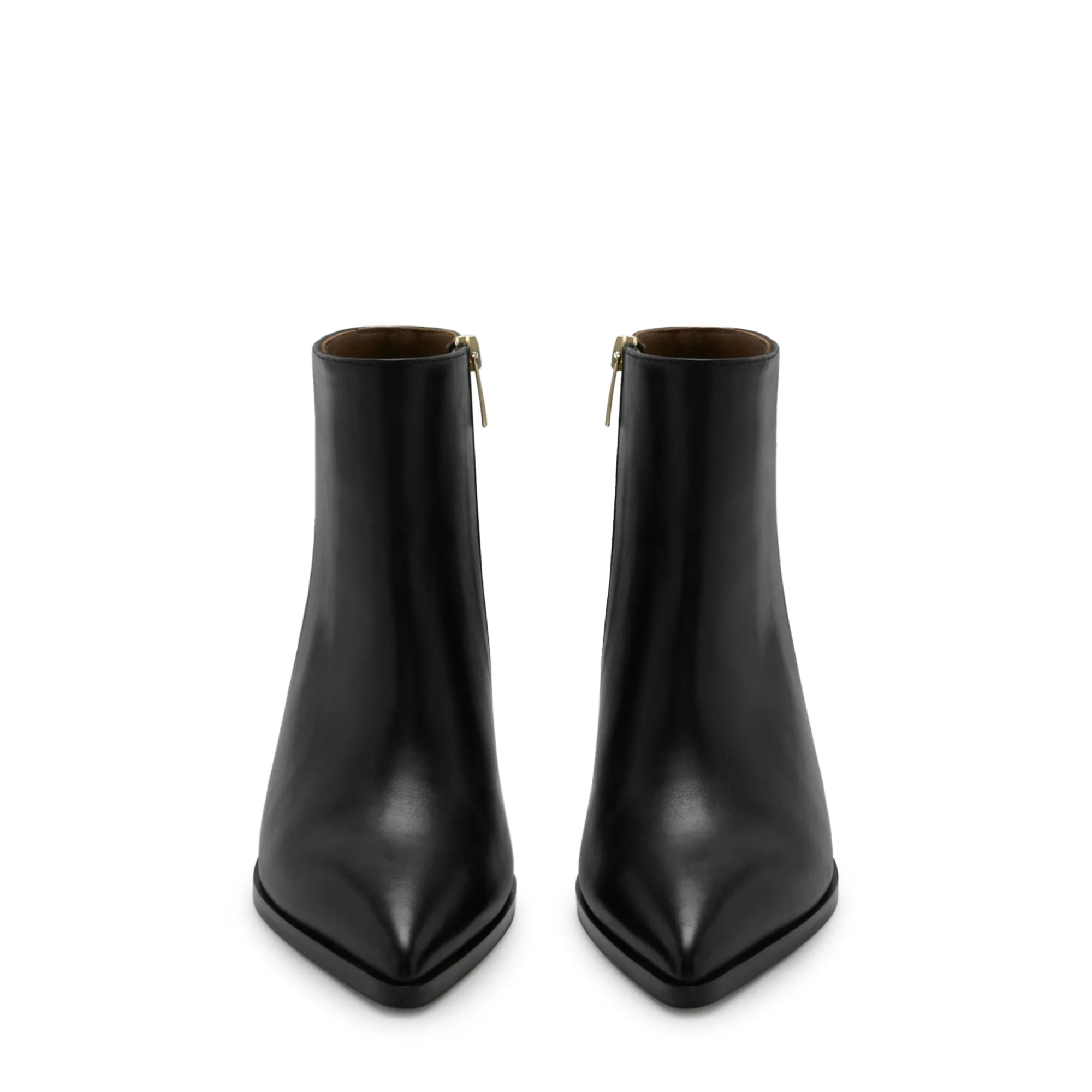 Vendôme Lola black calfskin leather boots