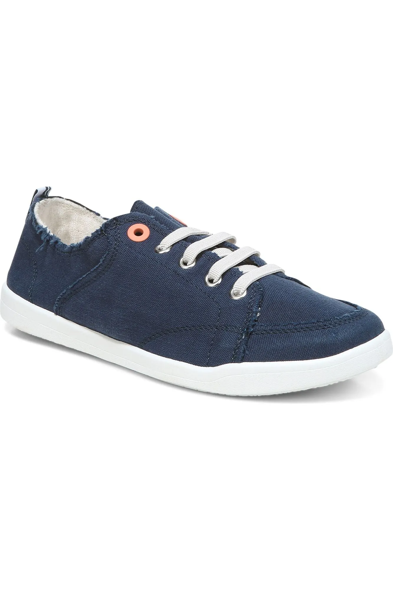 Vionic Canvas Lace-Up Sneaker - Style Pismo NAV