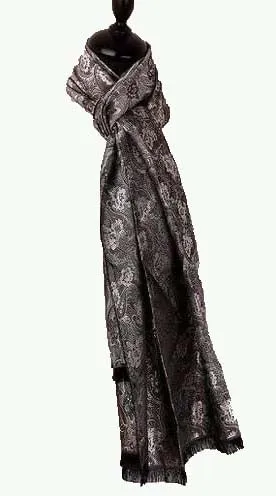 Winter Scarf Silk Scarves Shawl Evening Wrap for Women Paisley Warm FREE POSTAGE